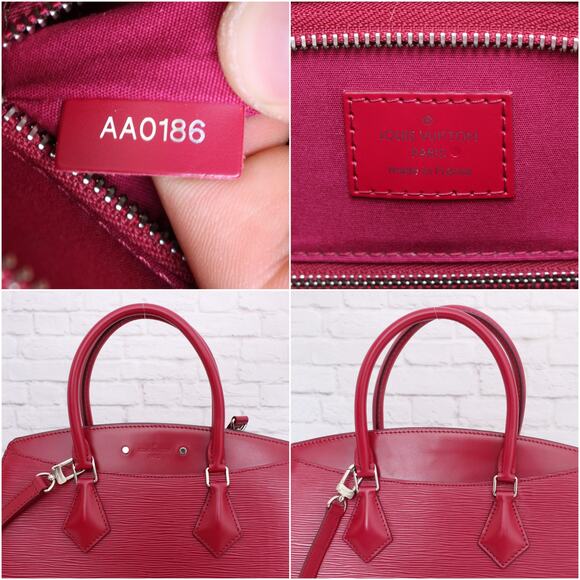 Louis Vuitton Soufflot MM Purple Epi Shoulder and Satchel Purse Leather A3628 - Picture 2 of 12